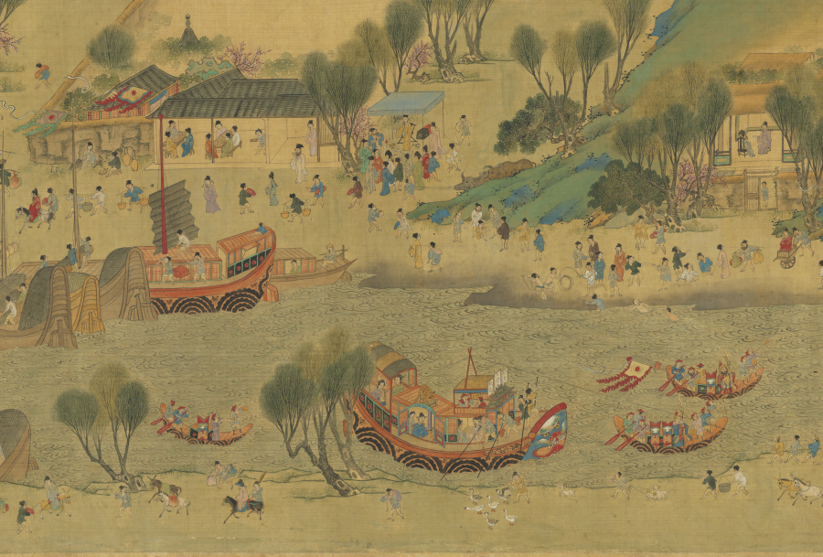 Một tranh cổ Trung Quốc nói về Tết Thanh Minh