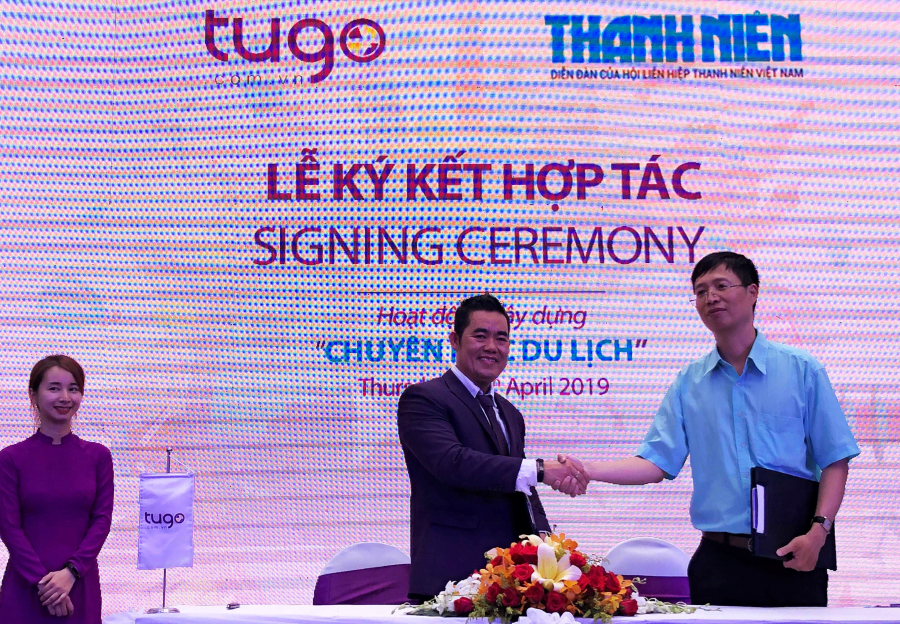 Công ty du lịch Tugo cùng với Báo Thanh Niên chính thức ký kết hợp tác xây dựng chuyên mục thông tin về du lịch