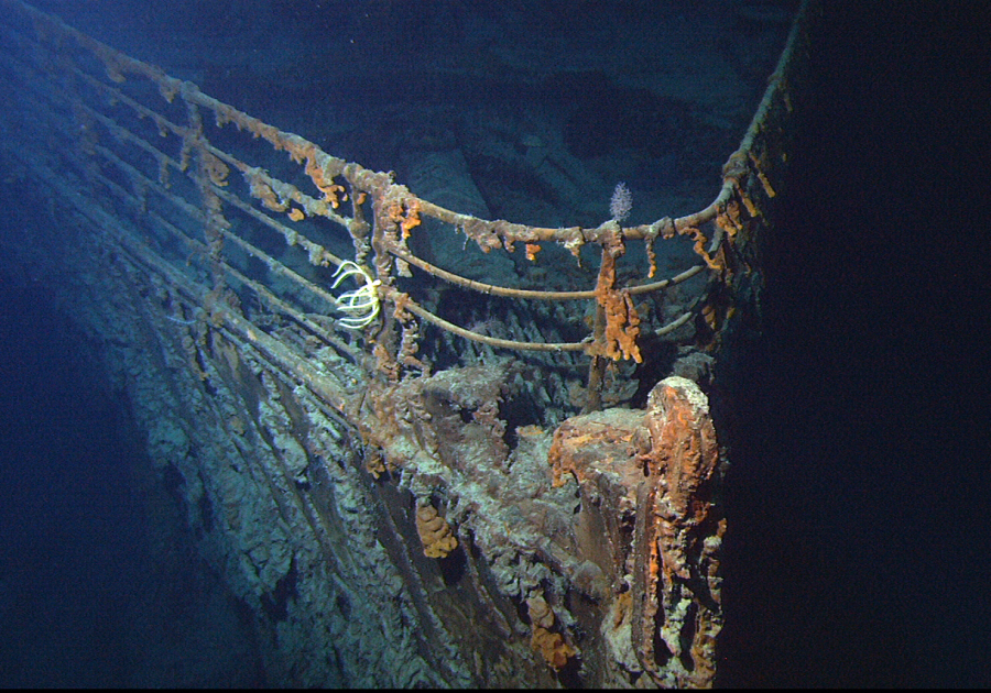 Con tàu Titanic nổi tiếng đã xuống cấp nghiêm trọng