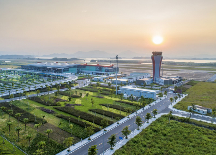 Sân bay Vân Đồn có công suất nhà ga giai đoạn một đạt 2,5 triệu hành khách mỗi năm