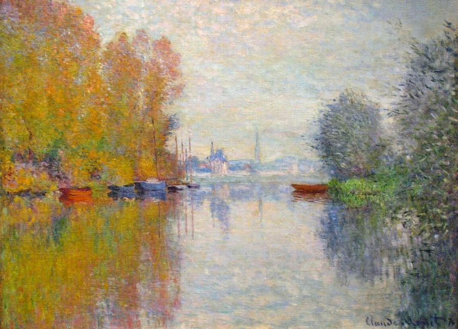 Mùa thu trên sông Seine ở Argenteuil (Claude Monet, 1873)