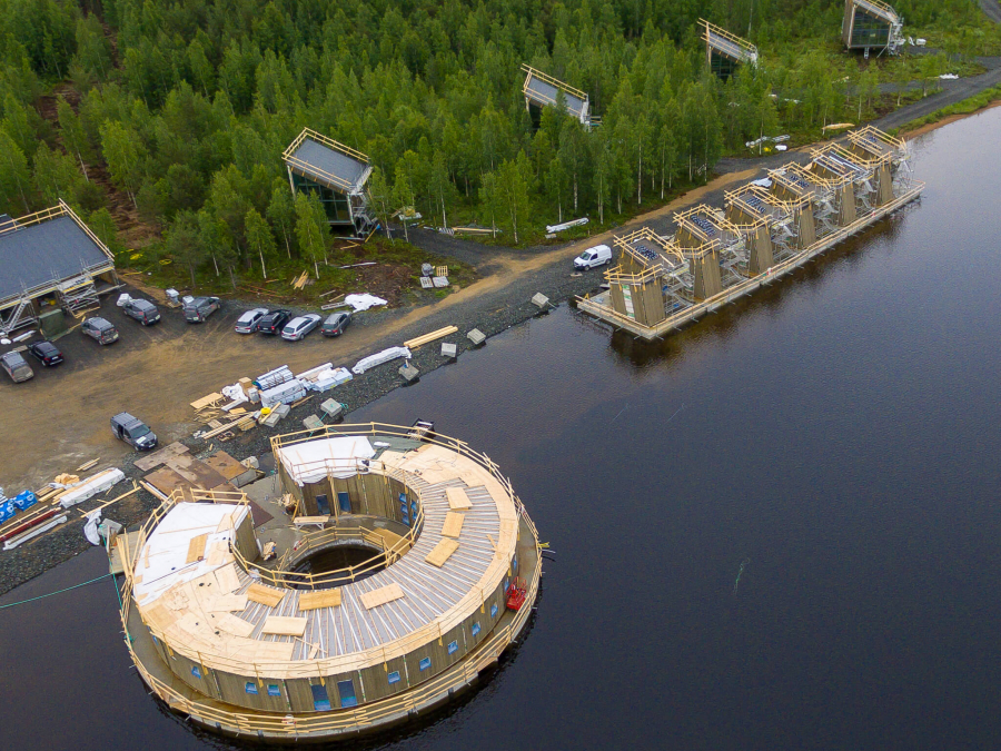 Tổ hợp khách sạn & spa Arctic Bath đang trong quá trình xây dựng và dự kiến khai trương vào 2/2020