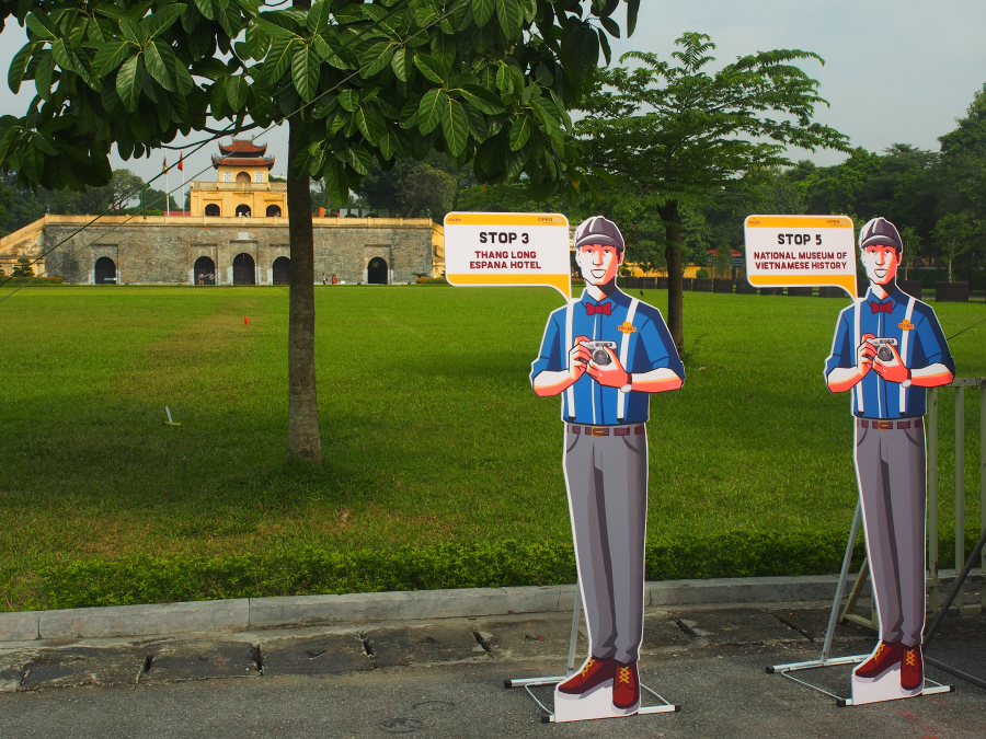 Hoàng Thành Thăng Long là nơi sự kiện diễn ra, đồng thời cũng là 1 trong 9 điểm dừng của BonBon City Tour