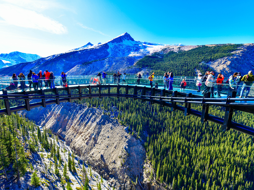 Cầu Glacier Skywalk, Alberta, Canada