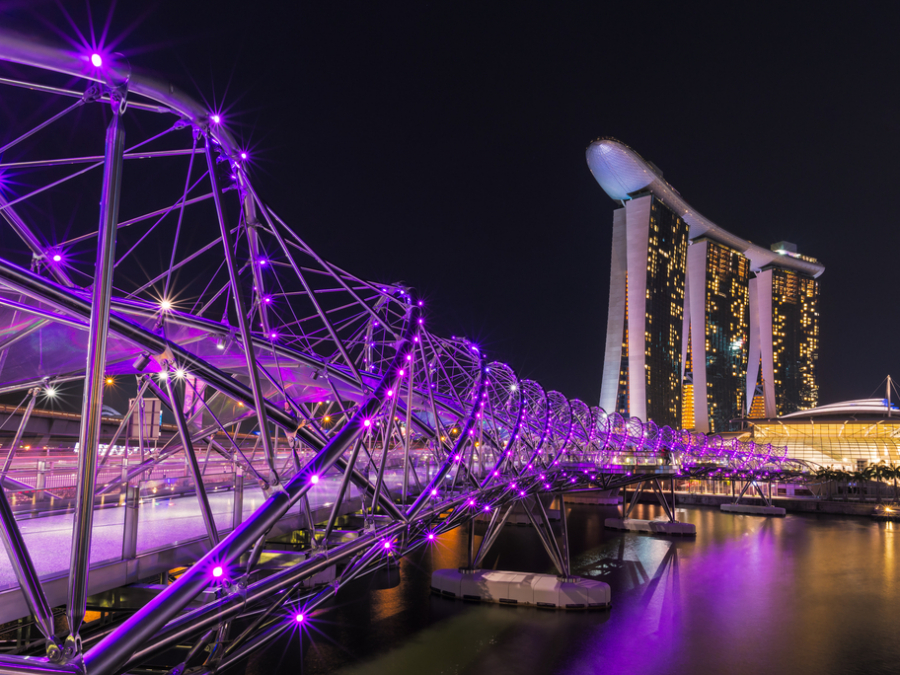 Cầu Helix, Singapore