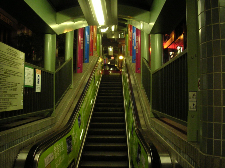 Hệ thống thang cuốn tại Hong Kong