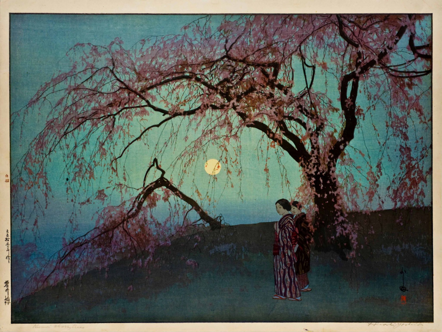 Kumoi-Zakura (Hiroshi Yoshida, 1920)