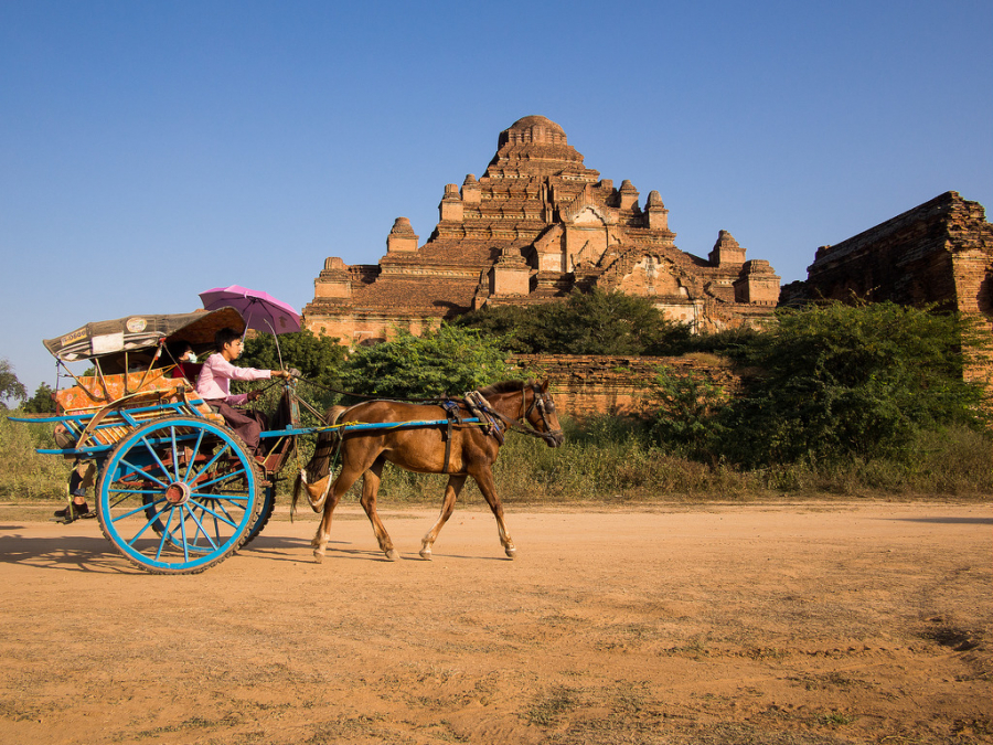 Xe ngựa cũng là phương tiện di chuyển được lựa chọn nhiều tại Bagan