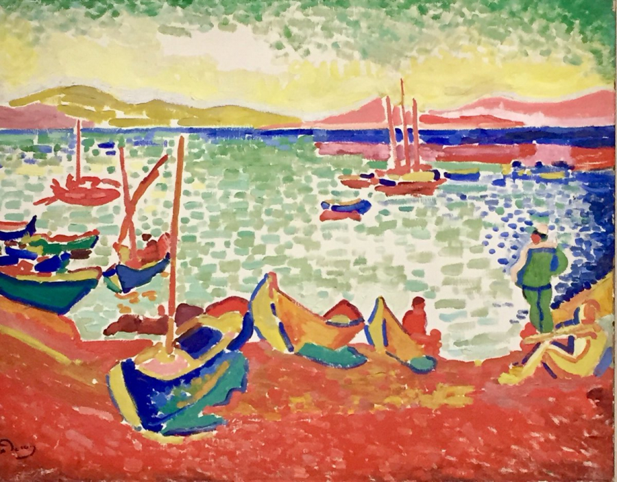 Thuyền trên bến cảng Collioure (Andre Derain, 1905)