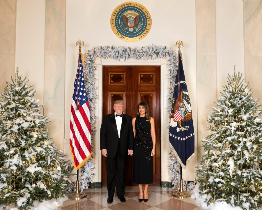 Tổng thống Mỹ Donald Trump và Đệ nhất phu nhân Melania Trump.