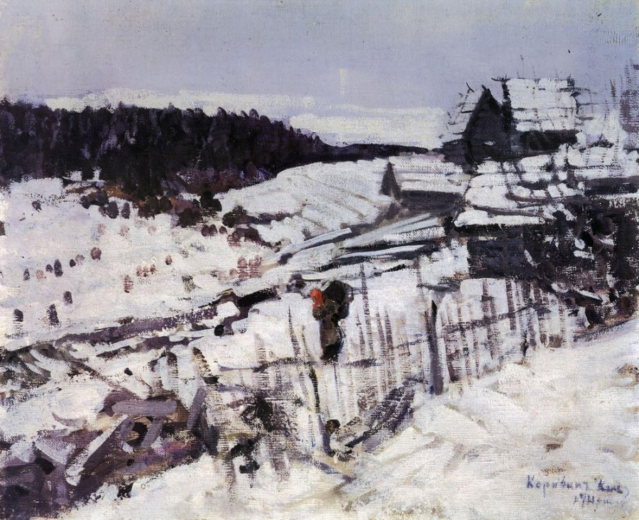 Những bức tranh phong cảnh mùa đông nước Nga của Konstantin Korovin