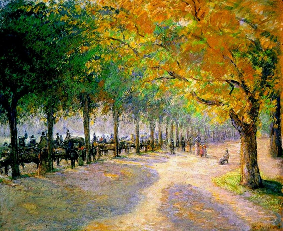 Công viên Hyde (Camilie Pissaro, 1890)