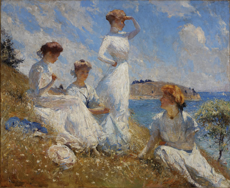 Mùa hè (Frank Weston Benson, 1909) vẽ tại Vịnh Penobscot