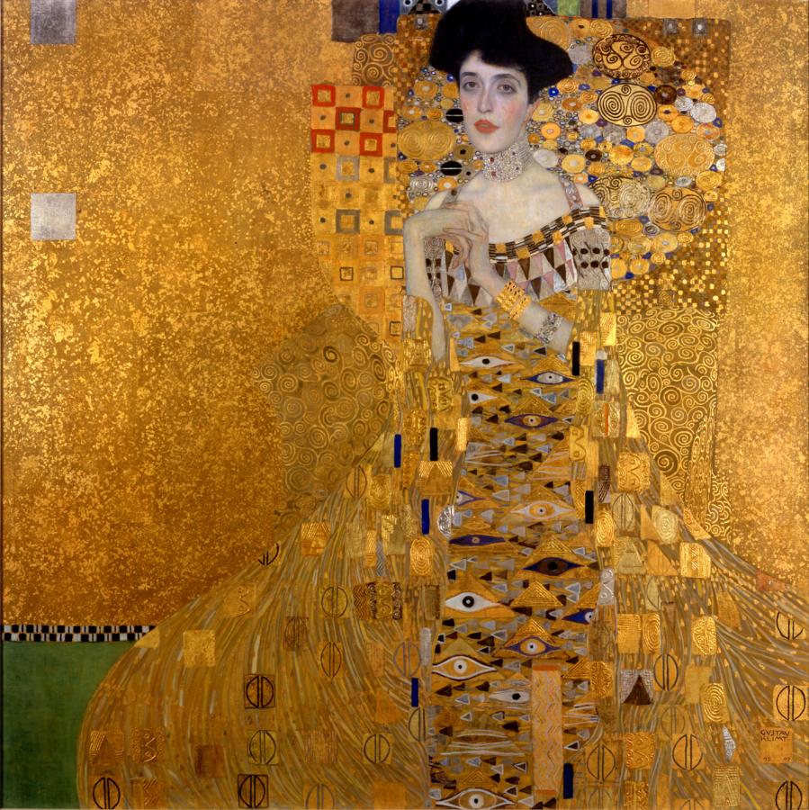 Danh họa Klimt nổi tiếng với những bức vẽ chân dung dát vàng