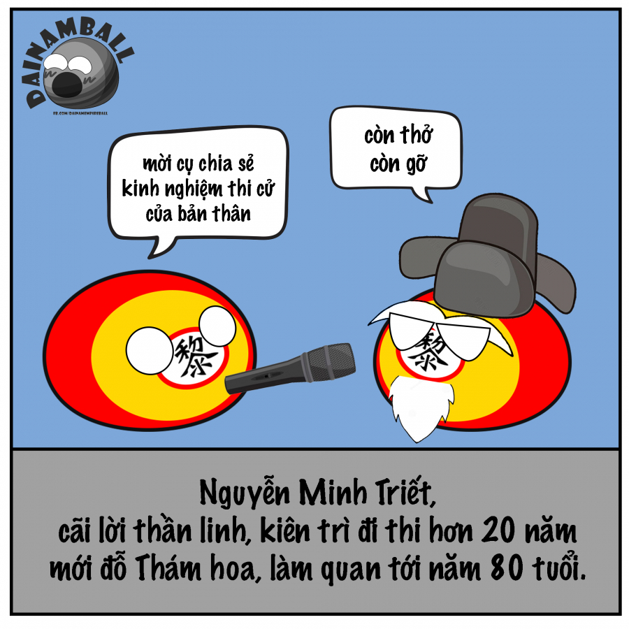 Truyện thi cử của vua Nguyễn Minh Triết.