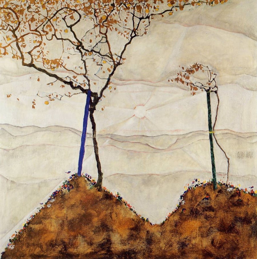 Mặt trời mùa thu (Egon Schiele, 1912)
