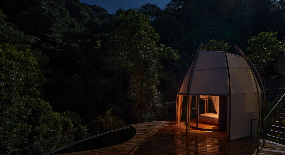 Những túp lều Coco trong rừng Costa Rica