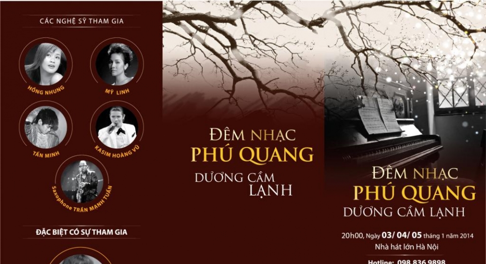 Phú Quang với đêm nhạc 'Dương cầm lạnh'