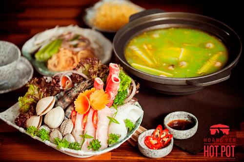 Set lẩu ăn trưa 4 người tại Hoàng Yến Hotpot