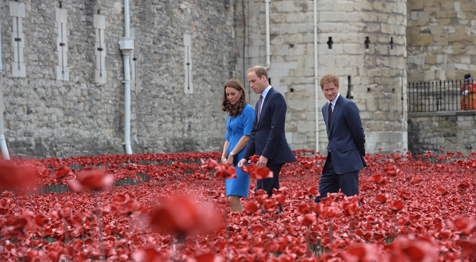 Hoàng gia Anh tham dự Triển lãm “Tưởng niệm chiến tranh thế giới thứ 1”
