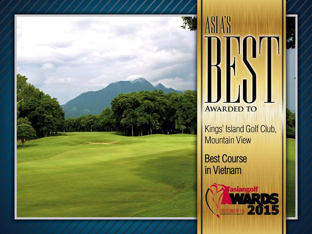 BRG Kings’ Island Golf Resort liên tiếp nhận giải thưởng “Sân gôn tốt nhất Việt Nam'