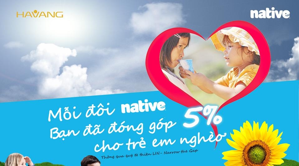 Native with Children – Thương hiệu giày Native đồng hành cùng trẻ em Việt