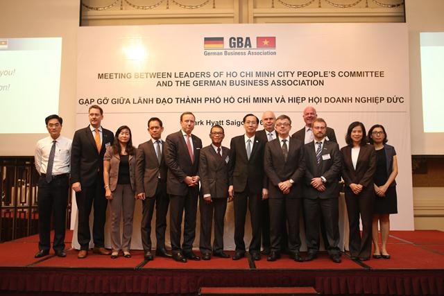 Gặp gỡ giữa lãnh đạo thành phố Hồ Chí Minh và hiệp hội doanh nghiệp Đức