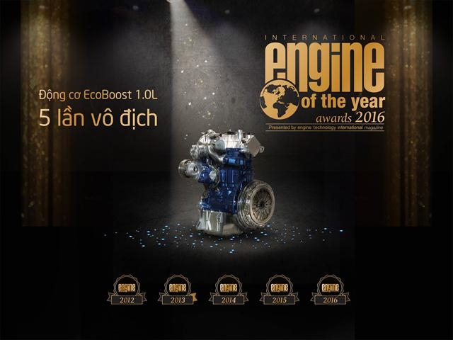Động cơ EcoBoost 1.0L của Ford nhận giải thưởng ‘Động cơ nhỏ tốt nhất’