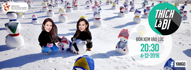 Khám phá mùa đông Hàn Quốc cùng chương trình giải trí #thíchlàđi