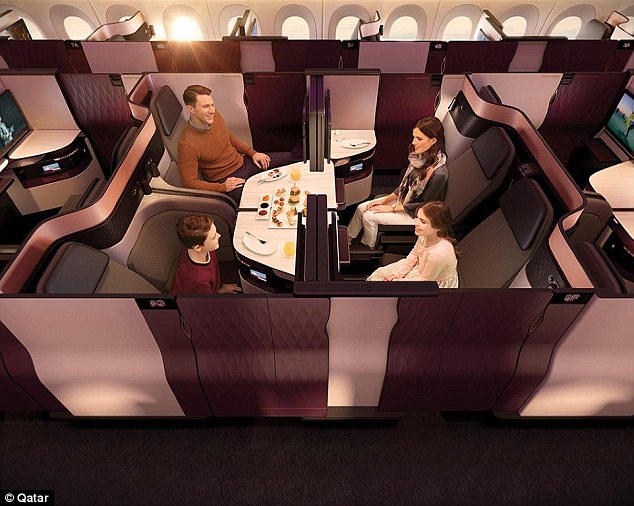 Qatar Airways ra mắt chiếc giường đôi đầu tiên trên khoang hạng nhất