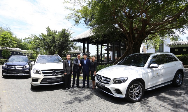 InterContinental Danang Sun Peninsula Resort nhận bàn giao ba xe SUV hạng sang