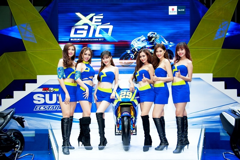 Suzuki Việt Nam ra mắt 3 mẫu xe mới tại triển lãm mô tô, xe máy 2017