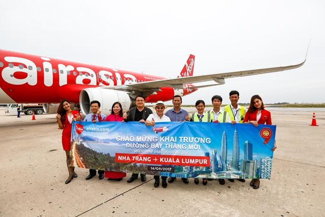 AirAsia khai trương đường bay thẳng Nha Trang – Kuala Lumpur