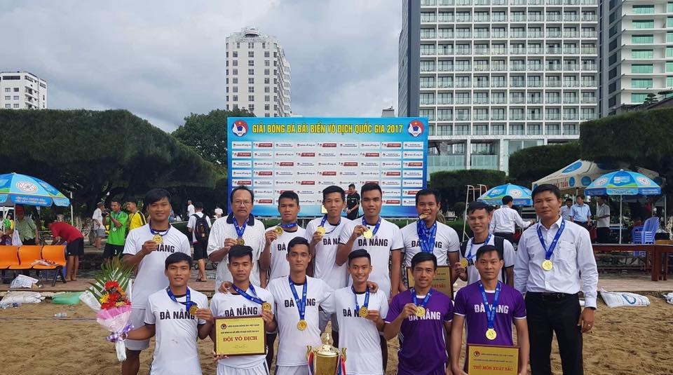 Đà Nẵng hai năm liên tiếp vô địch quốc gia giải bóng đá bãi biển