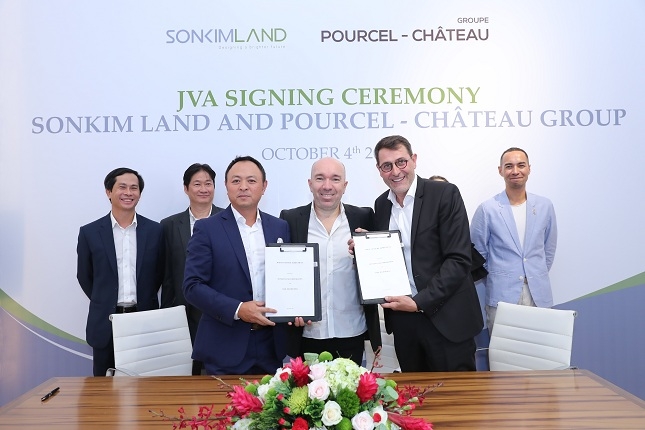SonKim Land bắt tay với thương hiệu ẩm thực nổi tiếng Pourcel Château