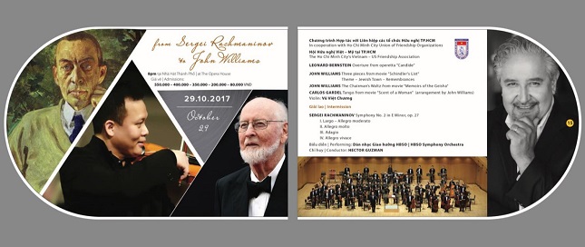 Đêm nhạc “Từ Sergei Rachmaninov đến John Williams”