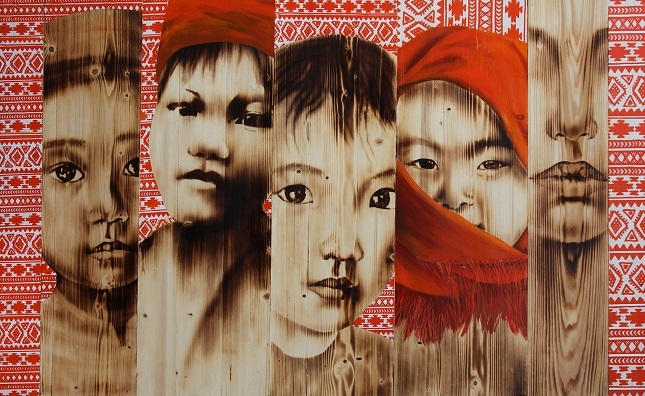Triển lãm tranh đốt gỗ của họa sĩ Ngô Văn Sắc tại HCM