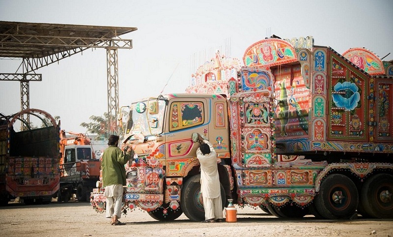 Xe tải leng keng ở Pakistan