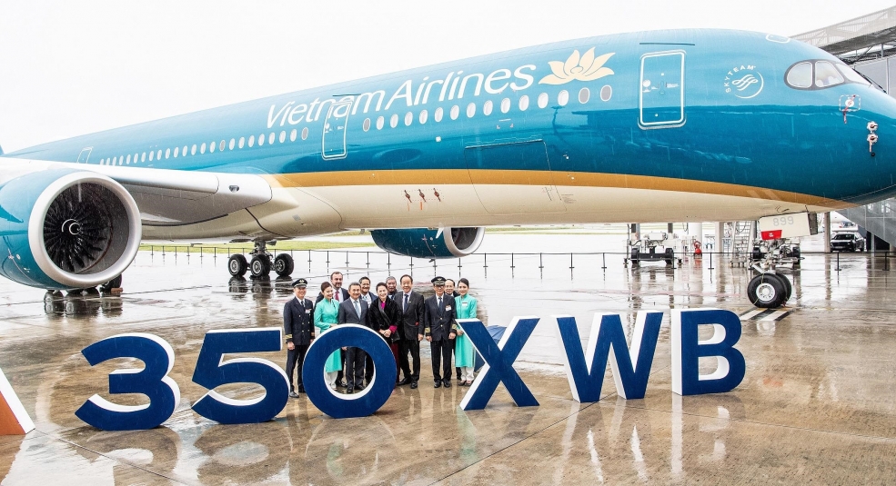 Vietnam Airlines có trọn bộ A350-900XWB