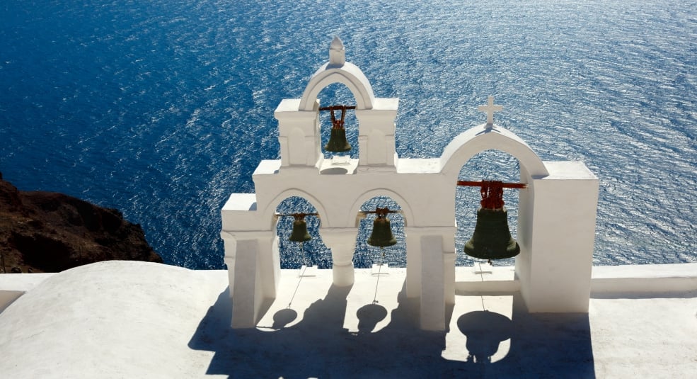 Thiên đường chỉ là bản sao của Santorini