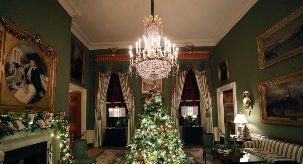 Giáng sinh lộng lẫy trong Nhà Trắng