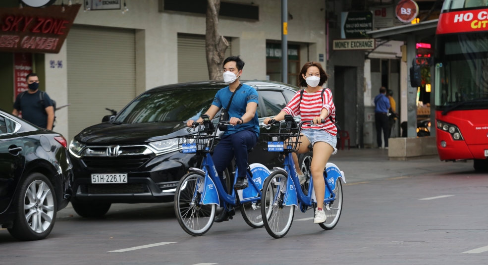 Người dân TP.HCM được trải nghiệm xe đạp công cộng