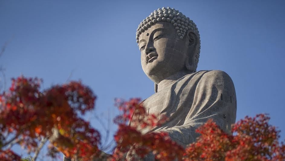 Tượng Phật kì vĩ giữa thiên nhiên bốn mùa xứ Phù Tang