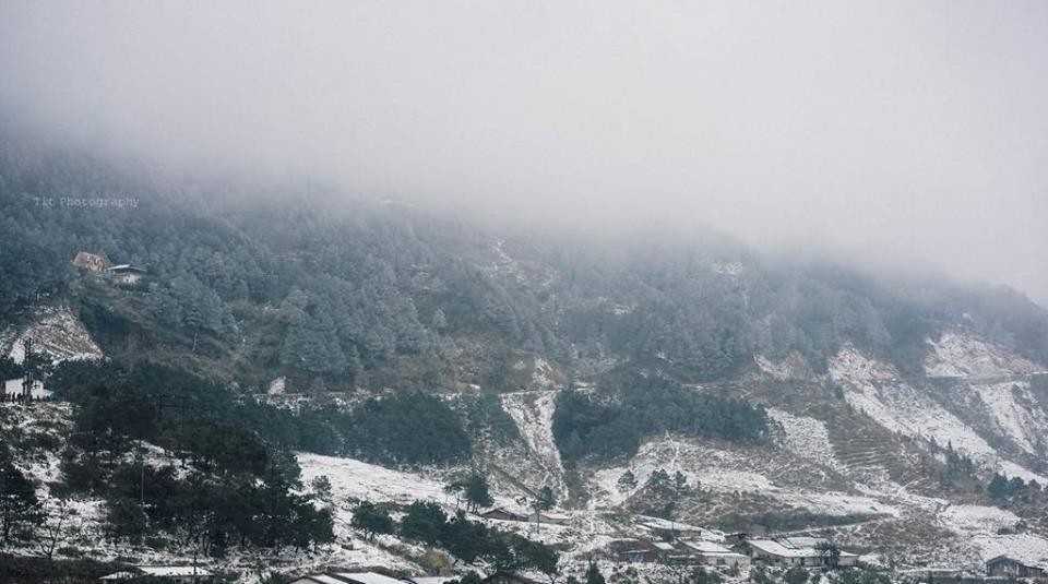 Lạng Sơn có nơi âm độ, Yên Bái băng tuyết dày đặc