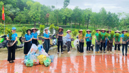 Khi chị em cùng ngăn rác, trồng cây