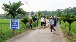 Đường sạch, đồng xanh, hội nông dân Nhã Nam chung tay bảo vệ môi trường