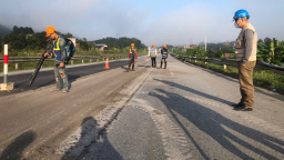 Chuẩn bị thi công sửa chữa hư hỏng tuyến cao tốc Nội Bài - Lào Cai