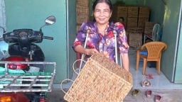 Người phụ nữ khuyết tật và hành trình dệt ước mơ từ lục bình