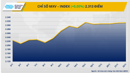 MXV-Index tăng 4 phiên liên tiếp, neo mốc trên 2.300 điểm