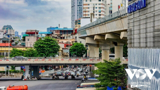 Hà Nội: Rào chắn và phân luồng phục vụ thi công xử lý đất nền lối ra Nhà ga S10